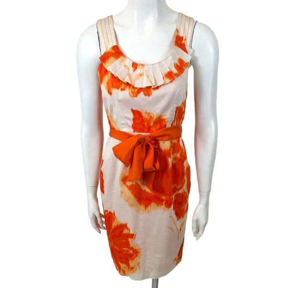 open lace back dress Anthropologie Red Wool 